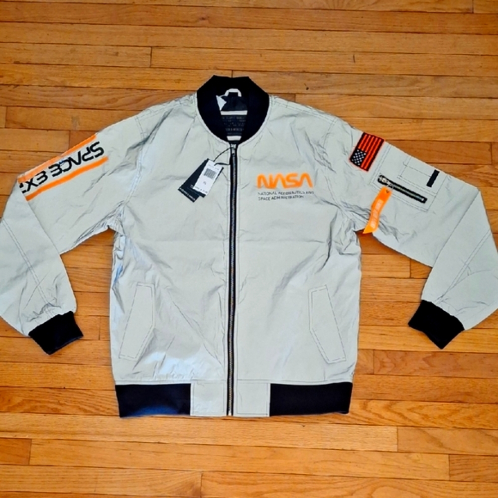 Gray Bomber Jacket - image 3